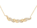 Diamond Necklace - 14 KT Yellow Gold