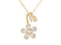 Diamond Necklace - 14 KT Yellow Gold