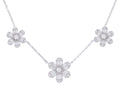 Diamond Necklace - 14 KT White Gold