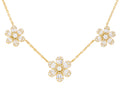 Diamond Necklace - 14 KT Yellow Gold