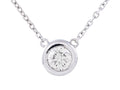 Diamond Necklace - 14 KT White Gold