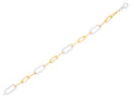 Diamond Bracelet - 18 KT White and Yellow Gold