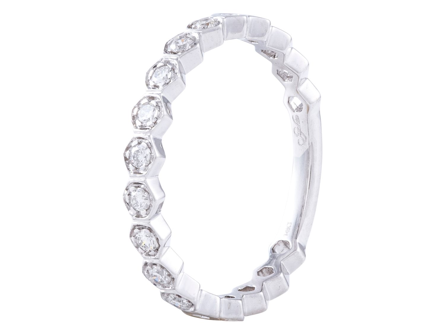 Diamond Ring - 14 KT White Gold