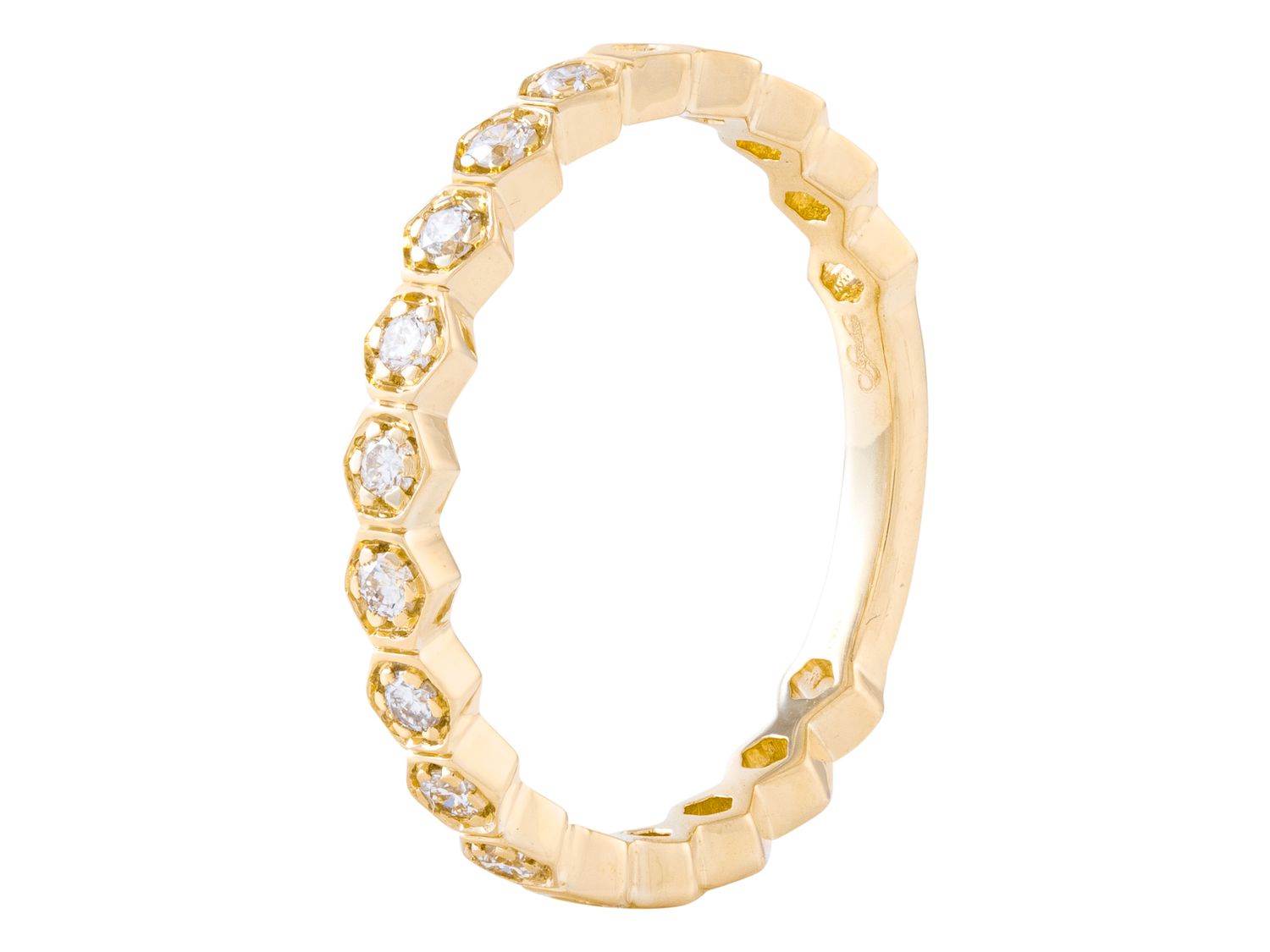 Diamond Ring - 14 KT Yellow Gold