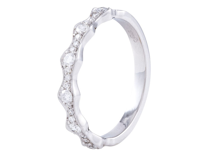 Diamond Ring - 14 KT White Gold