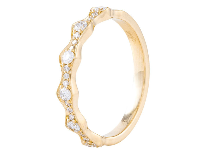 Diamond Ring - 14 KT Yellow Gold