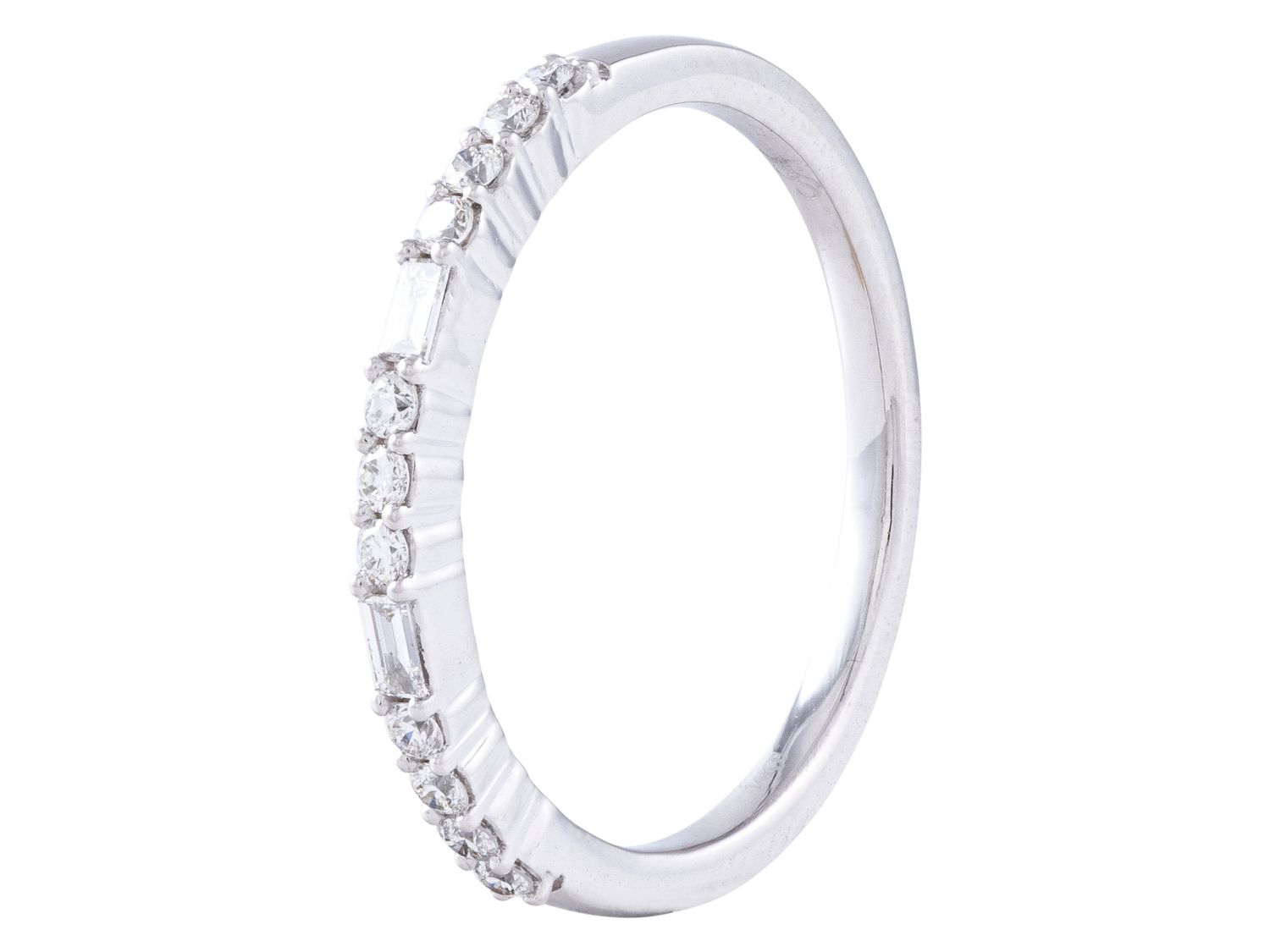 Diamond Ring - 14 KT White Gold