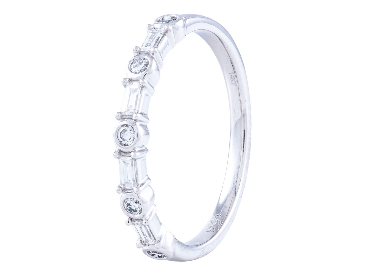 Diamond Ring - 14 KT White Gold
