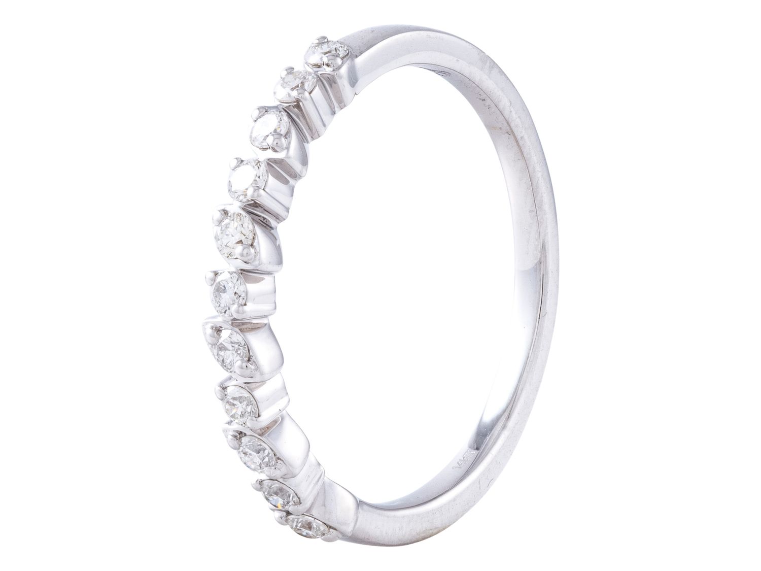 Diamond Ring - 14 KT White Gold