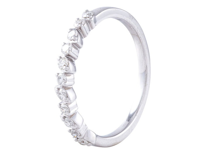 Diamond Ring - 14 KT White Gold