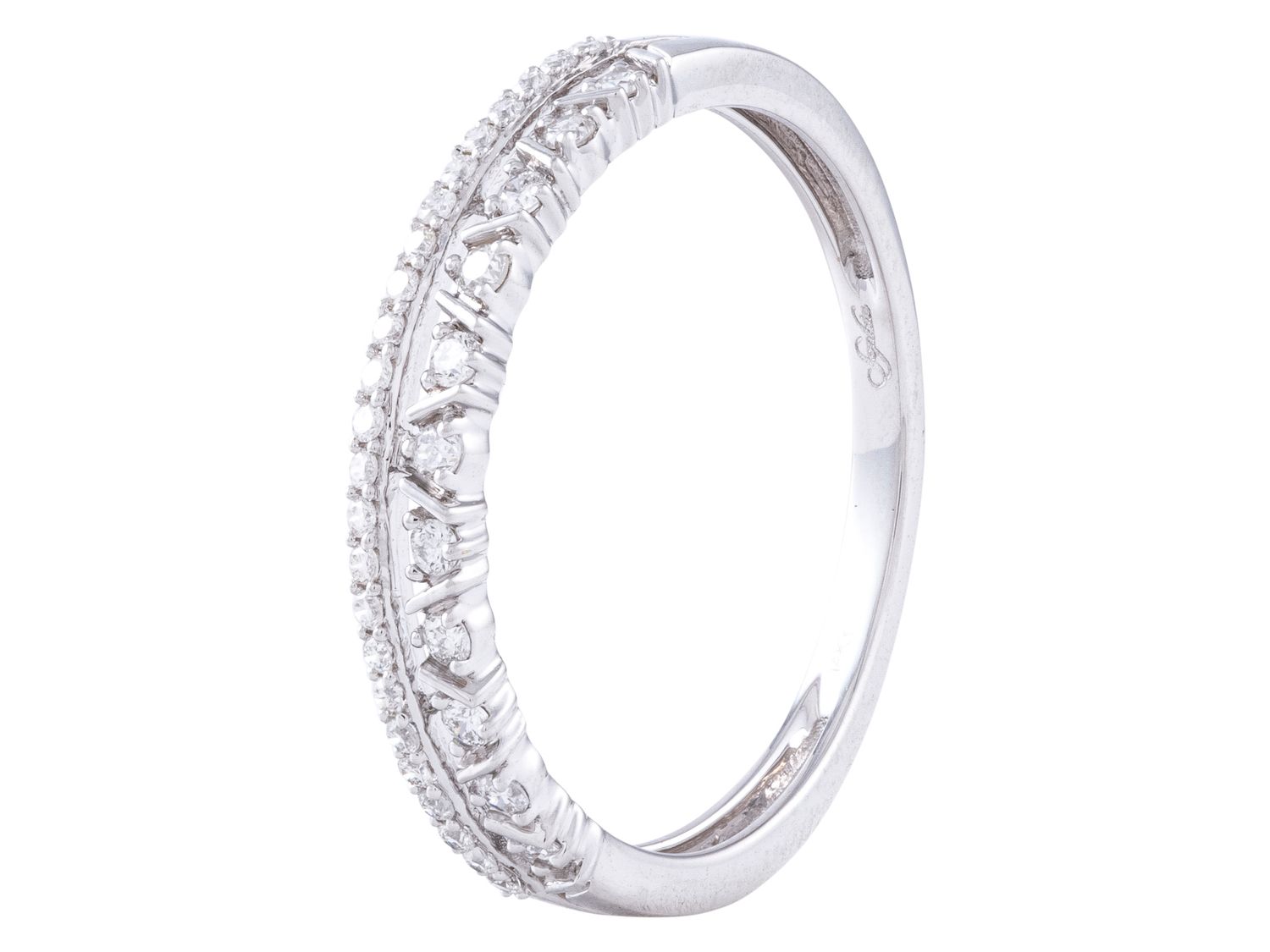 Diamond Ring - 14 KT White Gold