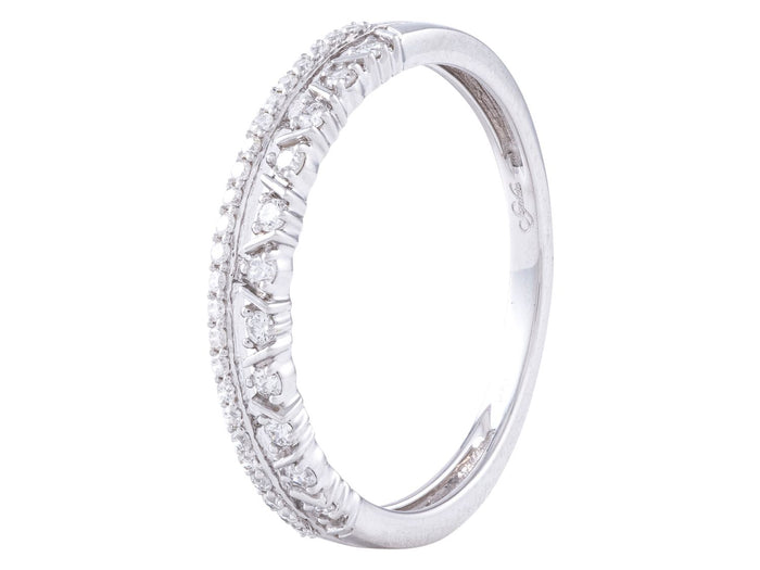 Diamond Ring - 14 KT White Gold