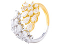 Diamond Ring - 18 KT White and Yellow Gold