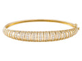 Diamond Bangle - 14 KT Yellow Gold