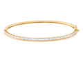 Diamond Bangle - 14 KT Yellow Gold