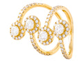 Diamond Ring - 18 KT Yellow Gold