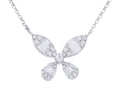 Diamond Necklace - 14 KT White Gold