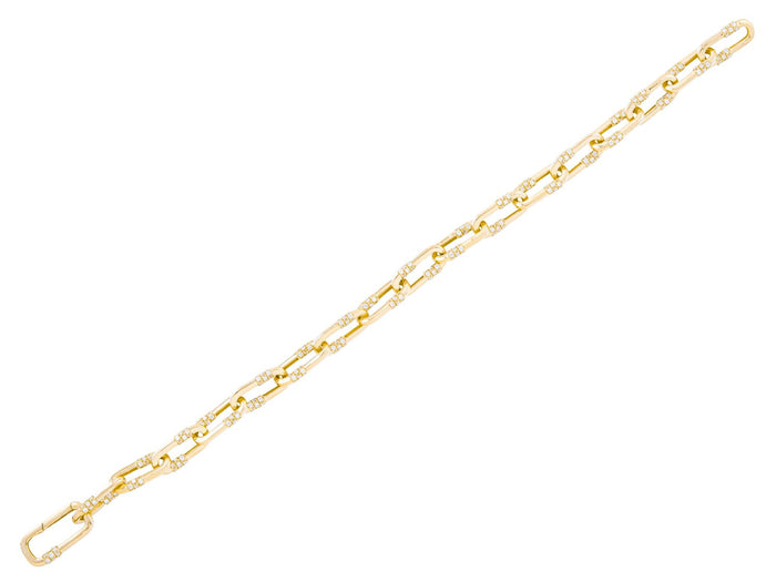 Diamond Bracelet - 14 KT Yellow Gold