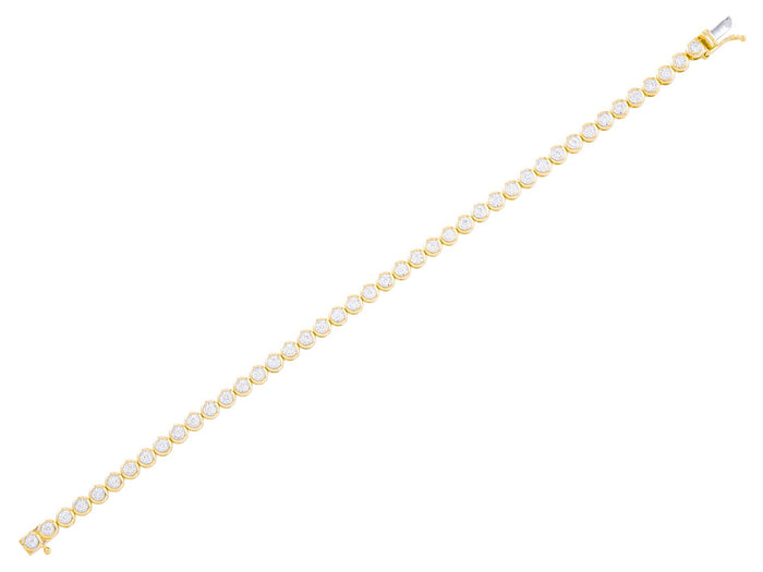 Diamond Bracelet - 14 KT Yellow Gold