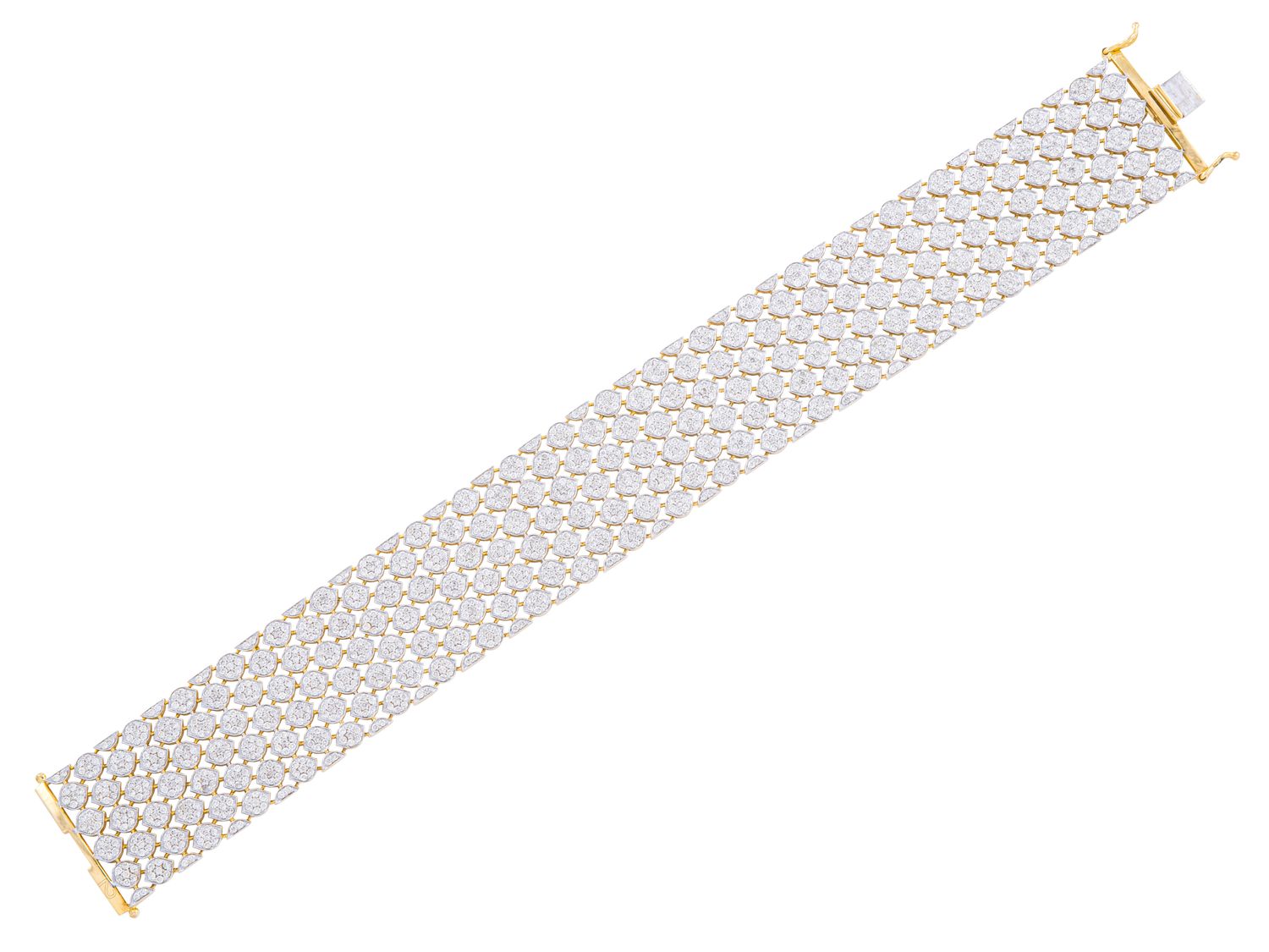 Diamond Bracelet - 14 KT Yellow Gold