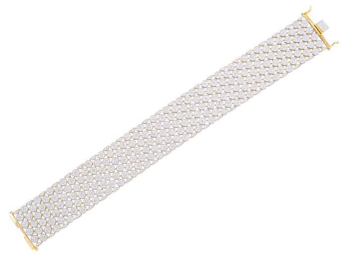 Diamond Bracelet - 14 KT Yellow Gold