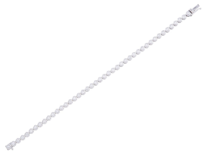 Diamond Bracelet - 14 KT White Gold