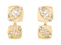 Diamond Earrings - 14 KT Yellow Gold
