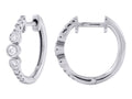 Diamond Earrings - 14 KT White Gold