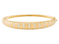 Diamond Bangle - 14 KT Yellow Gold