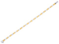 Diamond Bracelet - 18 KT White and Yellow Gold