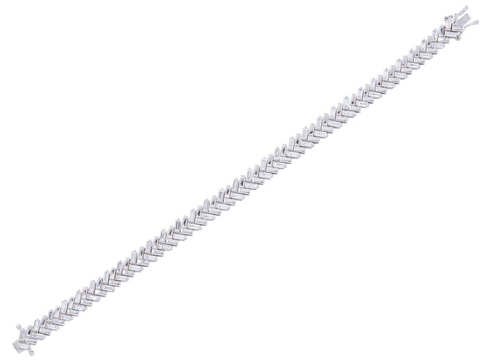 Diamond Bracelet - 14 KT White Gold