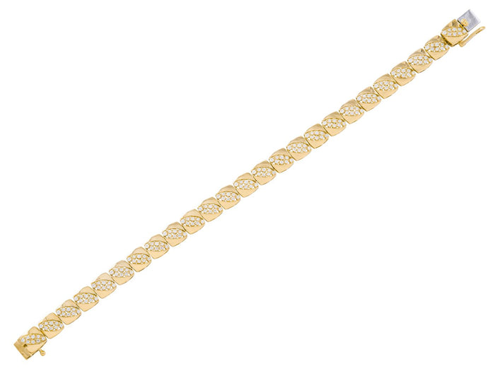 Diamond Bracelet - 14 KT Yellow Gold