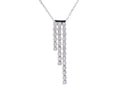 Diamond Necklace - 14 KT White Gold