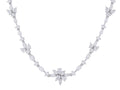 Diamond Necklace - 18 KT White Gold