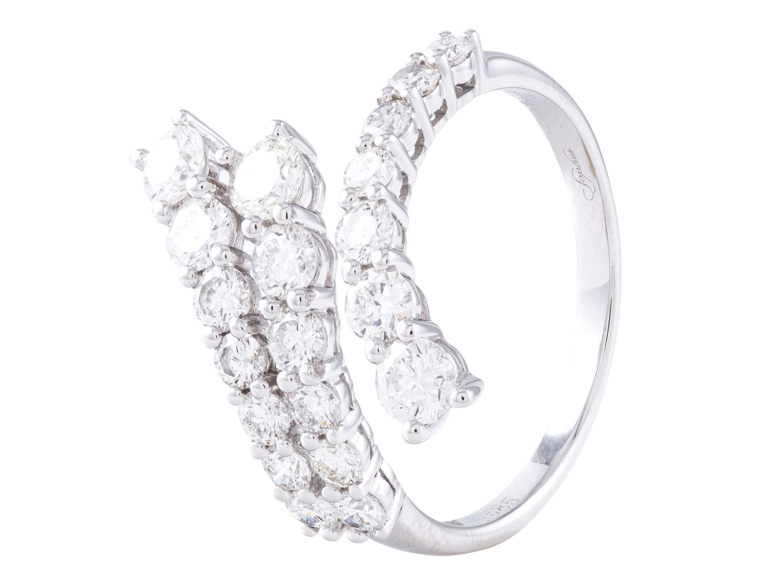 Diamond Ring - 14 KT White Gold