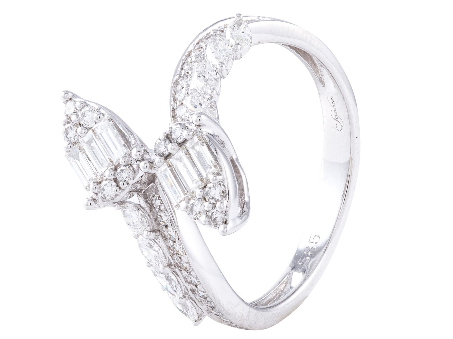 Diamond Ring - 14 KT White Gold