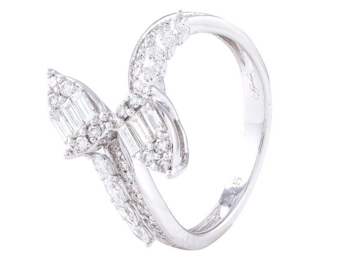 Diamond Ring - 14 KT White Gold