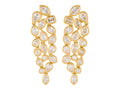 Diamond Earrings - 18 KT Yellow Gold