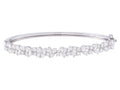 Diamond Bangle - 18 KT White Gold