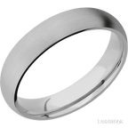 5 mm wide Domed Titanium band.