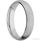 5 mm wide Domed Titanium band.