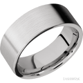 8 mm wide Flat Cobalt Chrome band.