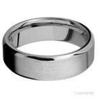 7 mm wide Beveled Titanium band.