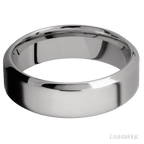 7 mm wide High Bevel Titanium band.