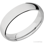 5 mm wide Domed Cobalt Chrome band.