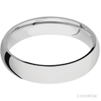 5 mm wide Domed Cobalt Chrome band.
