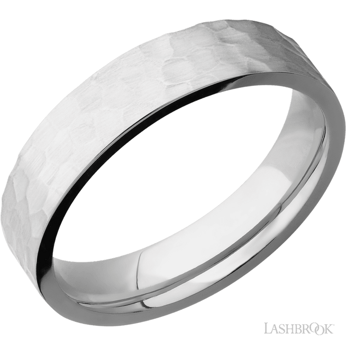 5 mm wide Flat Cobalt Chrome band.