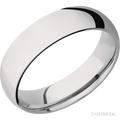 6 mm wide Domed Cobalt Chrome band.