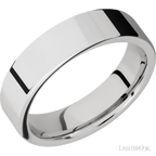6 mm wide Flat Cobalt Chrome band.