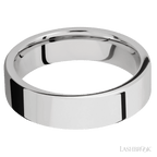 6 mm wide Flat Cobalt Chrome band.